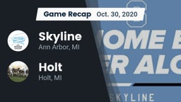 Recap: Skyline  vs. Holt  2020