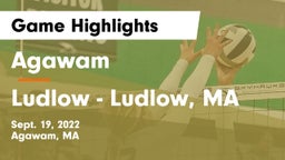 Agawam  vs Ludlow  - Ludlow, MA Game Highlights - Sept. 19, 2022