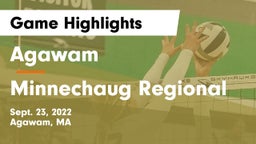 Agawam  vs Minnechaug Regional  Game Highlights - Sept. 23, 2022