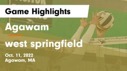 Agawam  vs west springfield Game Highlights - Oct. 11, 2022
