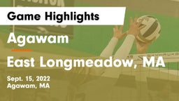 Agawam  vs East Longmeadow, MA Game Highlights - Sept. 15, 2022