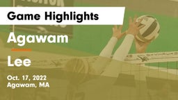 Agawam  vs Lee   Game Highlights - Oct. 17, 2022
