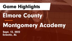 Elmore County  vs Montgomery Academy  Game Highlights - Sept. 13, 2022