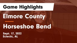 Elmore County  vs Horseshoe Bend  Game Highlights - Sept. 17, 2022