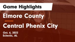 Elmore County  vs Central Phenix City  Game Highlights - Oct. 6, 2022