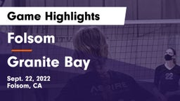 Folsom  vs Granite Bay  Game Highlights - Sept. 22, 2022