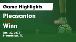 Pleasanton  vs Winn  Game Highlights - Jan. 20, 2023