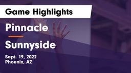 Pinnacle  vs Sunnyside Game Highlights - Sept. 19, 2022