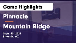 Pinnacle  vs Mountain Ridge  Game Highlights - Sept. 29, 2022