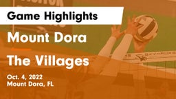 Mount Dora  vs The Villages  Game Highlights - Oct. 4, 2022