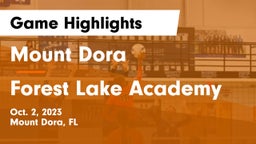Mount Dora  vs Forest Lake Academy Game Highlights - Oct. 2, 2023