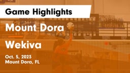 Mount Dora  vs Wekiva  Game Highlights - Oct. 5, 2023