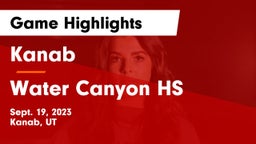 Kanab  vs Water Canyon HS Game Highlights - Sept. 19, 2023