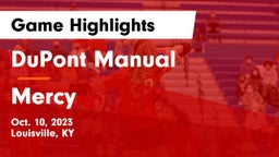DuPont Manual  vs Mercy  Game Highlights - Oct. 10, 2023