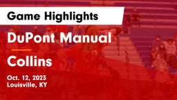 DuPont Manual  vs Collins  Game Highlights - Oct. 12, 2023
