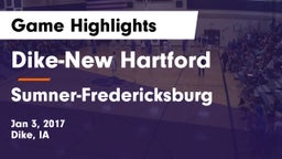 ****-New Hartford  vs Sumner-Fredericksburg  Game Highlights - Jan 3, 2017