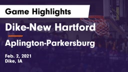 ****-New Hartford  vs Aplington-Parkersburg  Game Highlights - Feb. 2, 2021