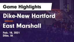 ****-New Hartford  vs East Marshall  Game Highlights - Feb. 18, 2021