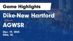 ****-New Hartford  vs AGWSR  Game Highlights - Dec. 19, 2023