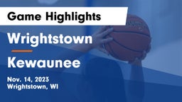Wrightstown  vs Kewaunee  Game Highlights - Nov. 14, 2023