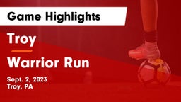 Troy  vs Warrior Run  Game Highlights - Sept. 2, 2023