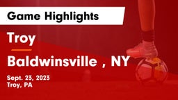Troy  vs Baldwinsville , NY Game Highlights - Sept. 23, 2023