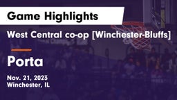 West Central co-op [Winchester-Bluffs]  vs Porta  Game Highlights - Nov. 21, 2023