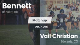 Matchup: Bennett  vs. Vail Christian  2017
