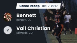 Recap: Bennett  vs. Vail Christian  2017