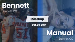 Matchup: Bennett  vs. Manual  2017