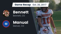 Recap: Bennett  vs. Manual  2017
