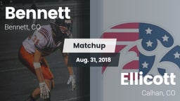 Matchup: Bennett  vs. Ellicott  2018