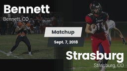Matchup: Bennett  vs. Strasburg  2018