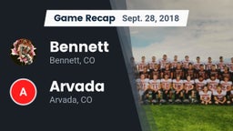 Recap: Bennett  vs. Arvada  2018
