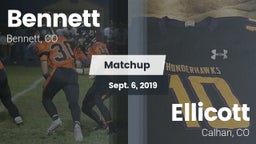 Matchup: Bennett  vs. Ellicott  2019