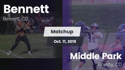 Matchup: Bennett  vs. Middle Park  2019