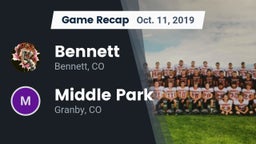 Recap: Bennett  vs. Middle Park  2019