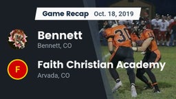 Recap: Bennett  vs. Faith Christian Academy 2019