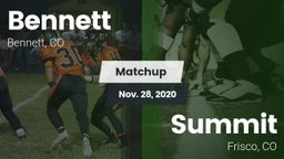 Matchup: Bennett  vs. Summit  2020