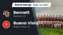 Recap: Bennett  vs. Buena Vista  2021
