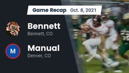 Recap: Bennett  vs. Manual  2021