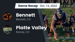 Recap: Bennett  vs. Platte Valley  2022