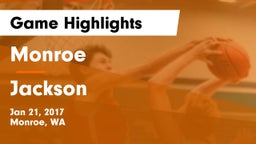 Monroe  vs Jackson  Game Highlights - Jan 21, 2017