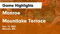 Monroe  vs Mountlake Terrace  Game Highlights - Jan. 13, 2023