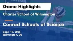 Charter School of Wilmington vs Conrad Schools of Science Game Highlights - Sept. 19, 2023