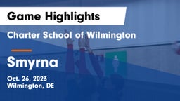 Charter School of Wilmington vs Smyrna Game Highlights - Oct. 26, 2023
