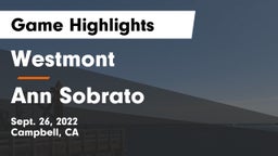 Westmont  vs Ann Sobrato  Game Highlights - Sept. 26, 2022