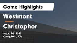 Westmont  vs Christopher  Game Highlights - Sept. 24, 2022