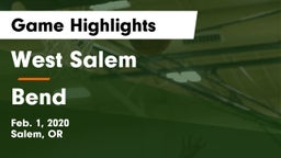 West Salem  vs Bend  Game Highlights - Feb. 1, 2020