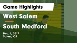 West Salem  vs South Medford  Game Highlights - Dec. 1, 2017